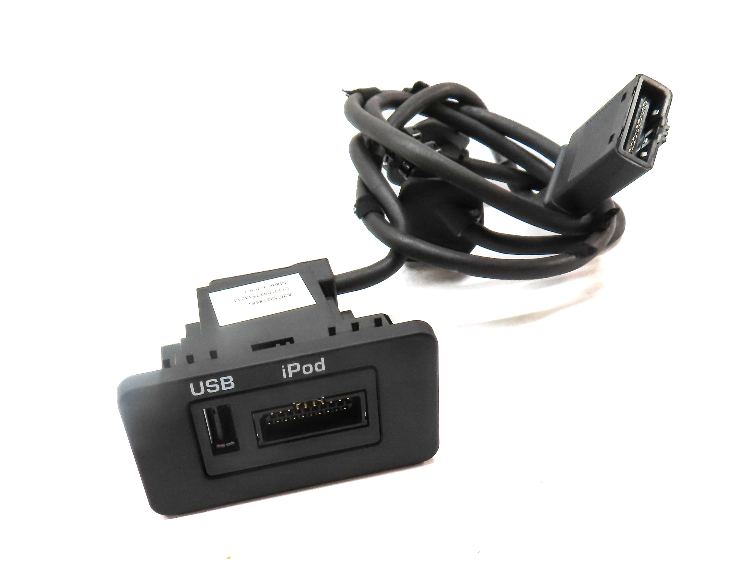2010 LAND ROVER LR4 (L319) RADIO STEREO SOUND USB IPOD INPUT PANEL — exact item pictured